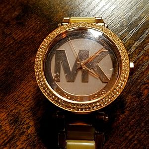 Rose gold Michael Kors watch
